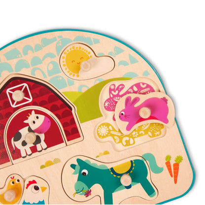 B Toys Puslespil, Bondegård