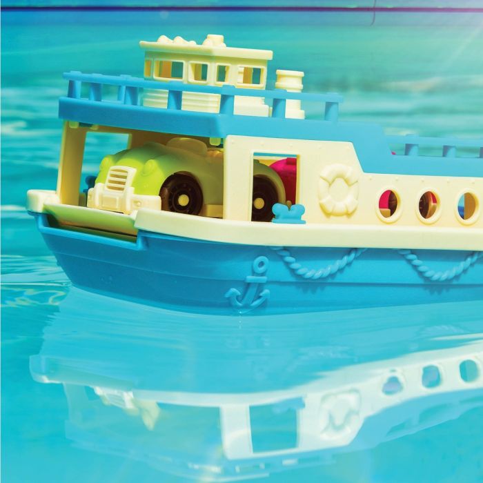 B Toys Bath Toy, Ferry with Cars