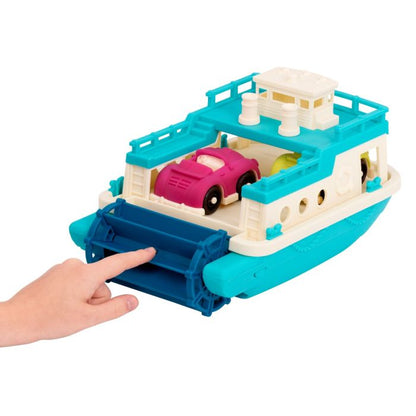 B Toys Bath Toy, Ferry with Cars