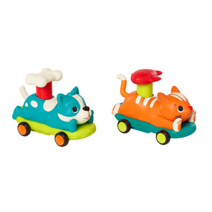 B Toys Animal Cars, Push &amp; Go, Assorted Variants - Price is for 1 Piece