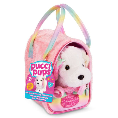 Pucci Pups Maltese Puppy in Bag