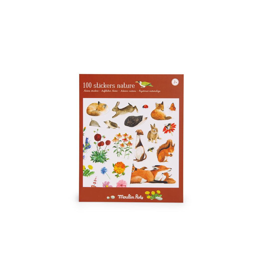 Moulin Roty Stickers, 133 pcs – Nature