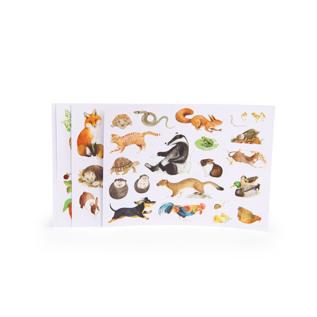 Moulin Roty Stickers, 133 pcs – Nature