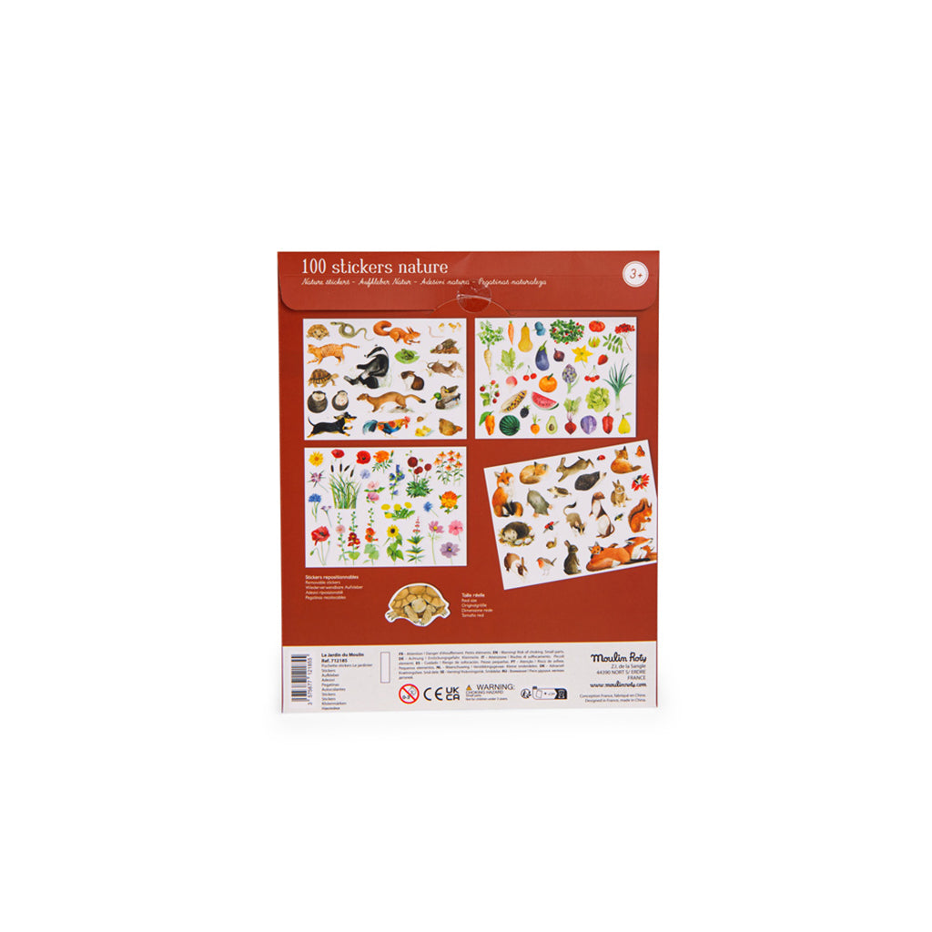 Moulin Roty Stickers, 133 pcs – Nature