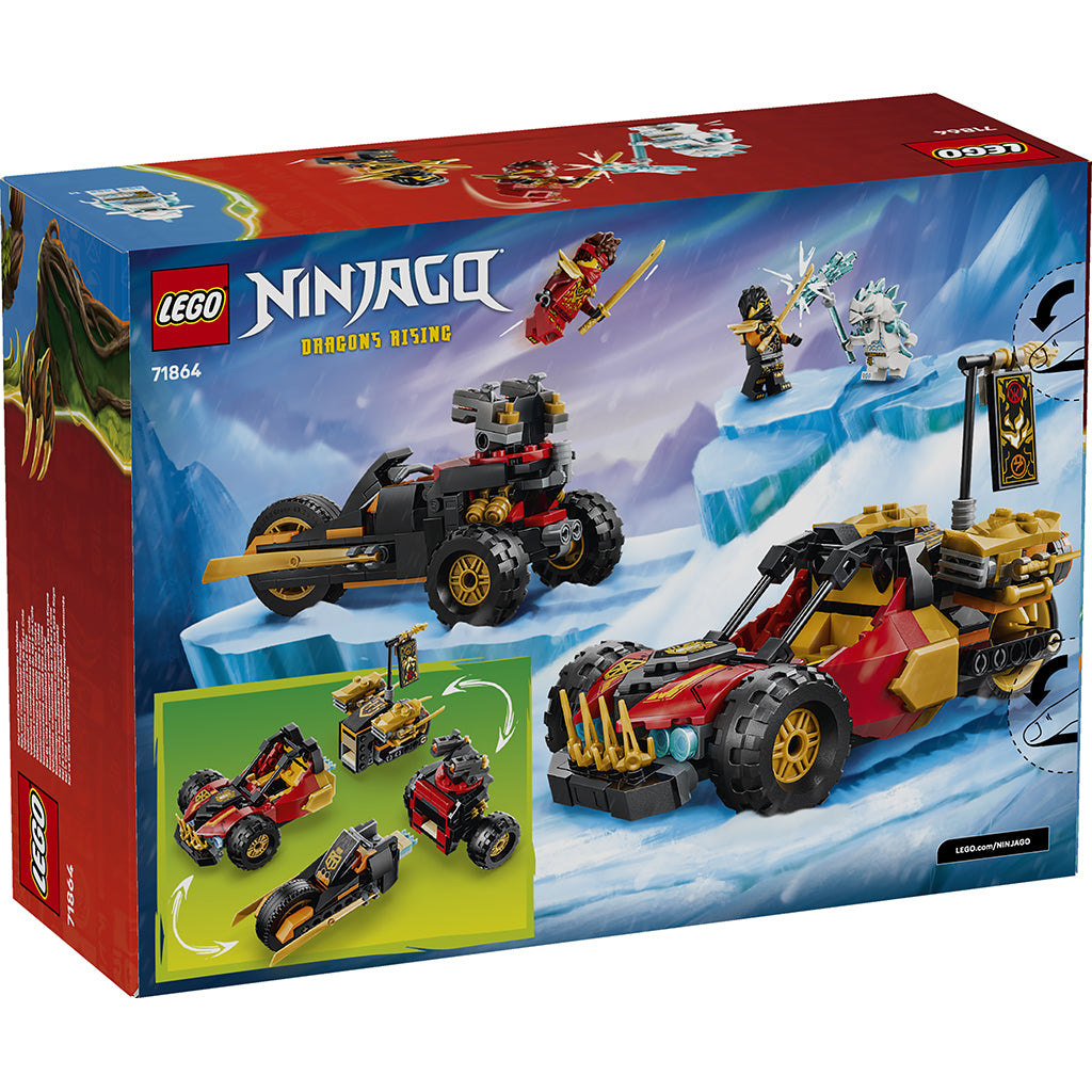 LEGO® NINJAGO® Kai and Cole’s Combo Vehicles Playset 71864