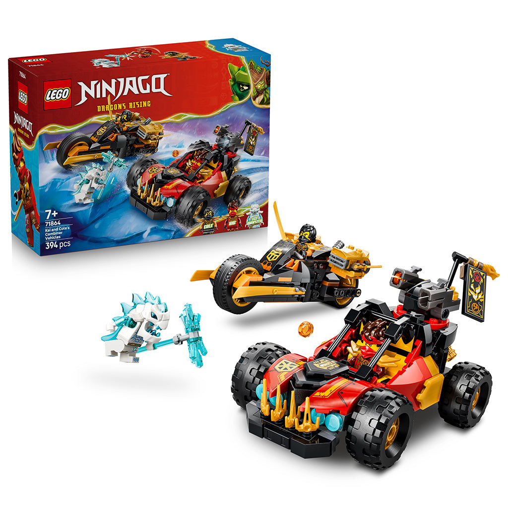LEGO® NINJAGO® Kai and Cole’s Combo Vehicles Playset 71864