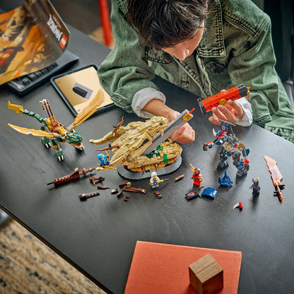 LEGO® NINJAGO® Battle at the Dragon Blade Display Set 71871