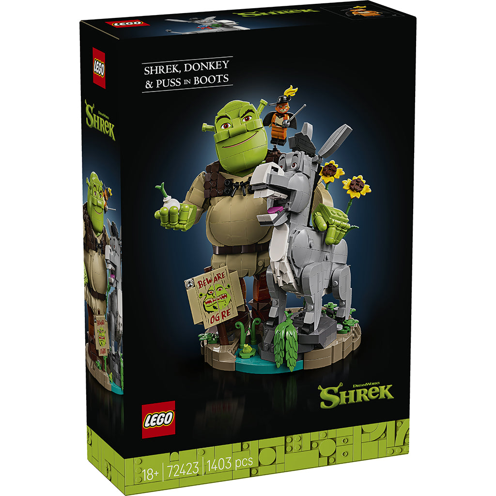 LEGO® Shrek: Shrek, Æsel og Den bestøvlede kat