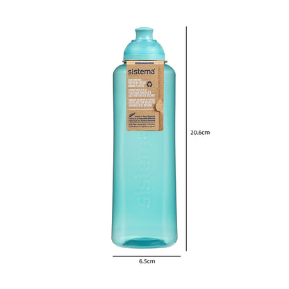 Sistema drinking bottle, Swift Squeeze Bottle, 480 ml – Teal Stone