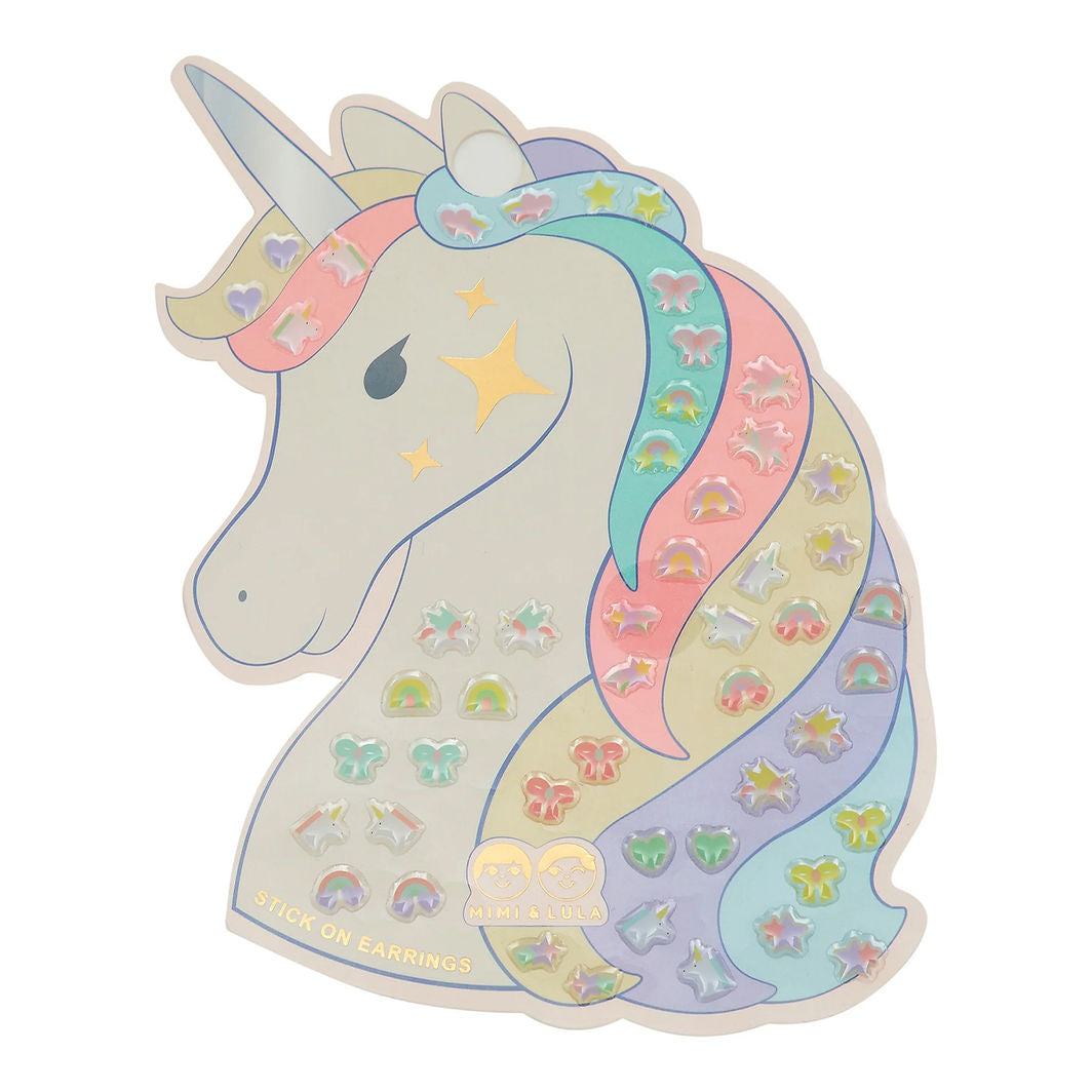 Mimi &amp; Lula Ear Stickers 25 Pairs, My Little Unicorn