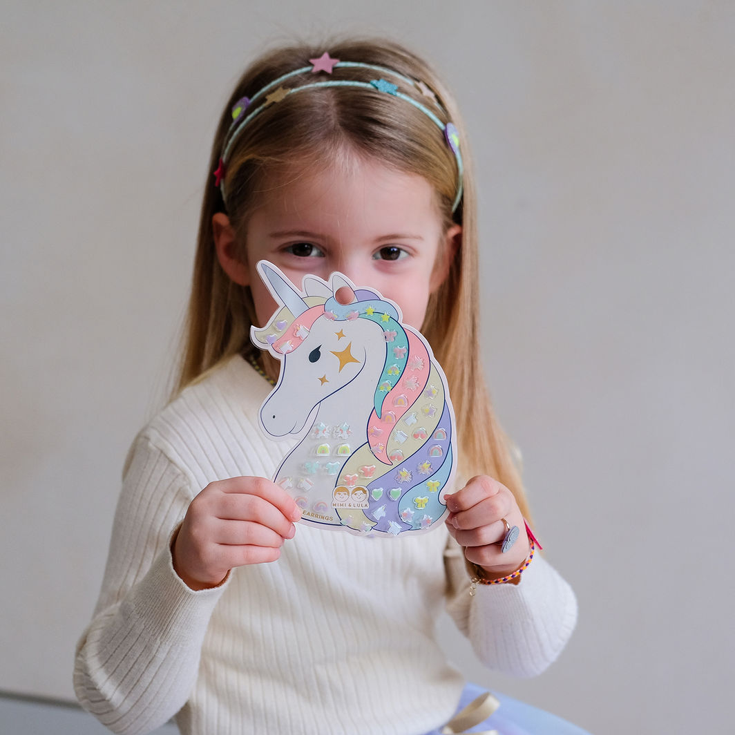 Mimi &amp; Lula Ear Stickers 25 Pairs, My Little Unicorn