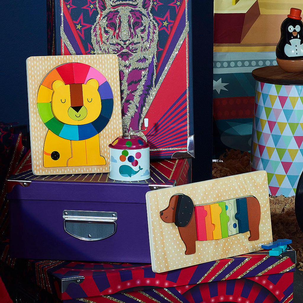 Vilac Wooden Puzzle, Lion by Andy Westface