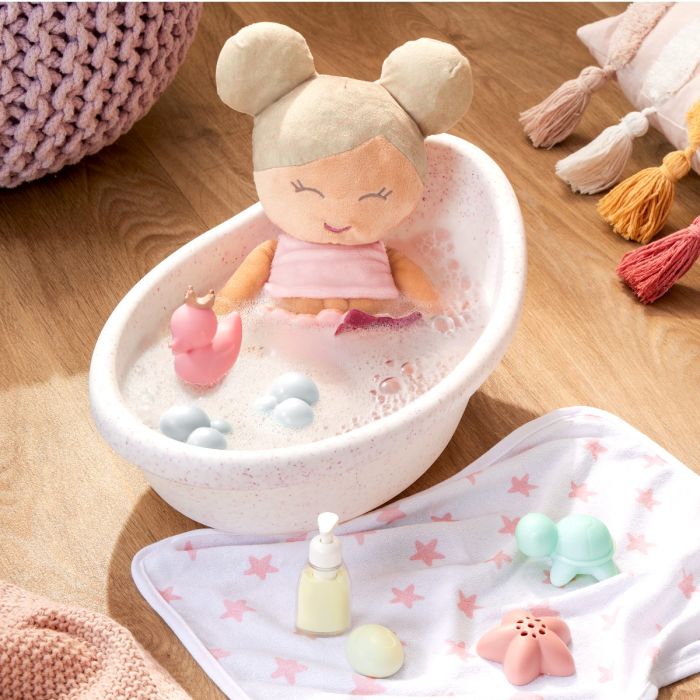 LullaBaby Badedukke, Pige - Lyst hår
