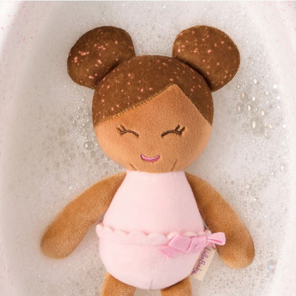 LullaBaby Badedukke, Lille pige - Brunt hår