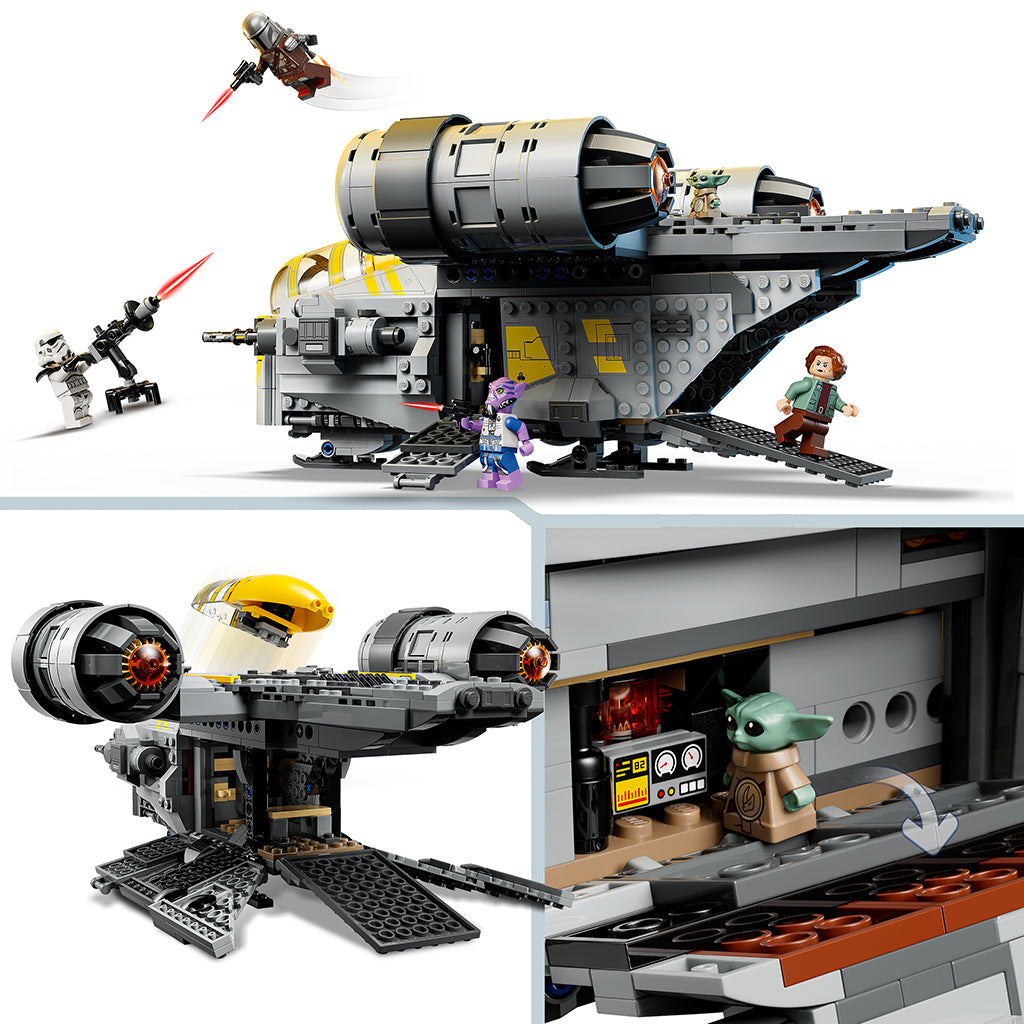 LEGO® Star Wars™ Razor Crest™ Byggelegetøj med fartøj