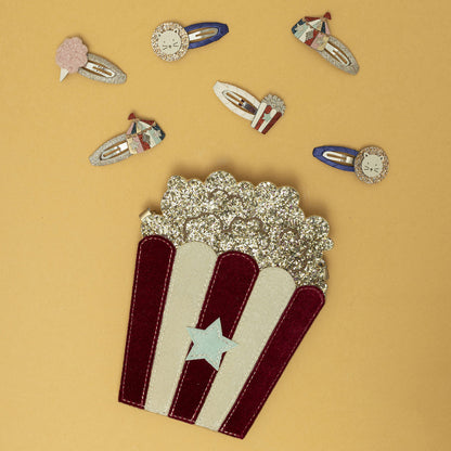 Mimi &amp; Lula - 4 Hair Clips - Lion Circus