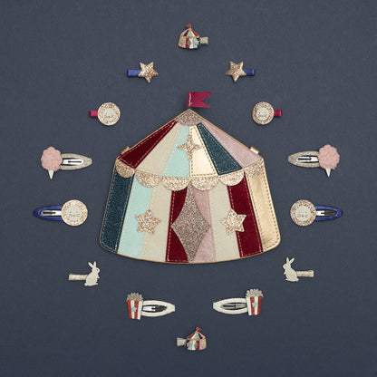Mimi &amp; Lula - 4 Hair Clips - Popcorn Circus
