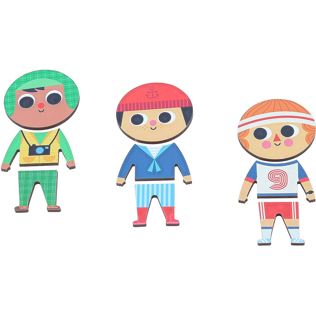 Vilac Wooden Puzzle, 6 x 3 Pieces - Jules by Ingela P Arrhenius