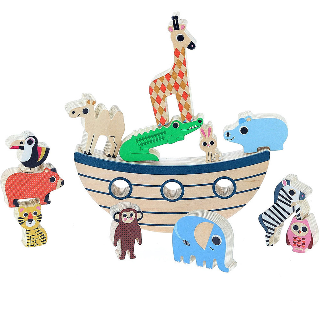 Vilac Wooden Balance Game with Animals, by Ingela P Arrhenius