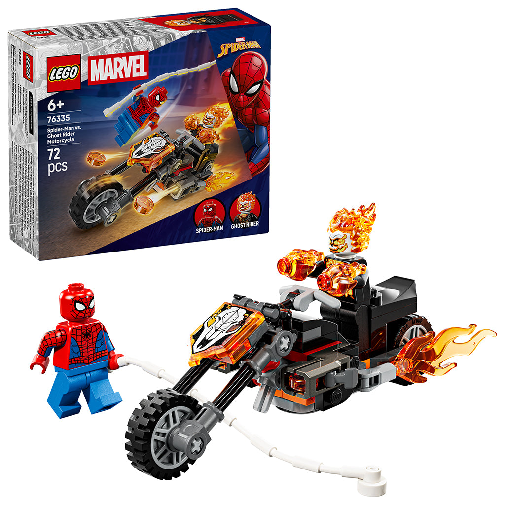 LEGO® Marvel Spider-Man vs. Ghost Rider on Motorcycle