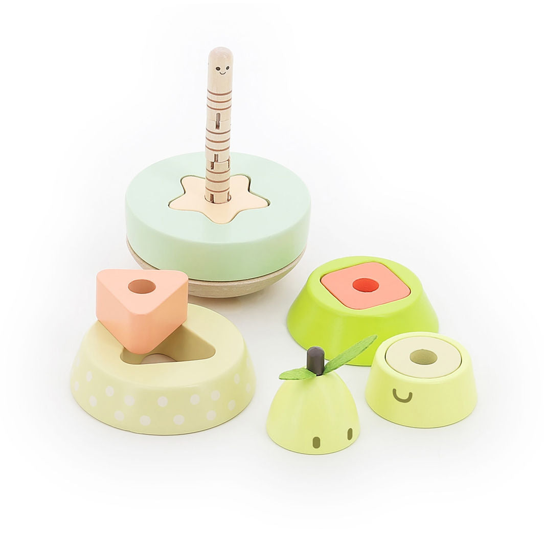 Vilac Stacking Toy, Pear 10 Pieces