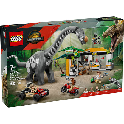 LEGO® Jurassic World™ Tracking Mission: Raptor and Titanosaurus
