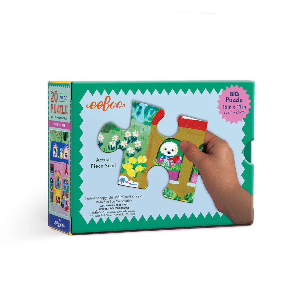 eeBoo Puzzle 20 Pieces, Yumi&