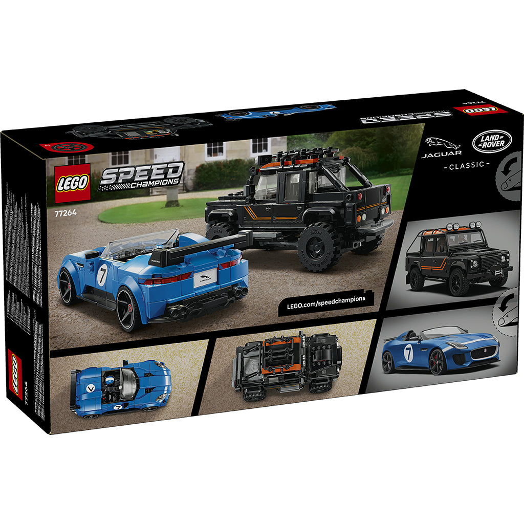 LEGO® Speed Champions Jaguar Project 7 and Land Rover Defender