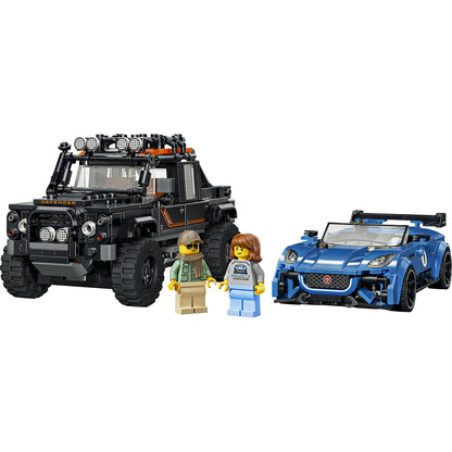 LEGO® Speed Champions Jaguar Project 7 and Land Rover Defender