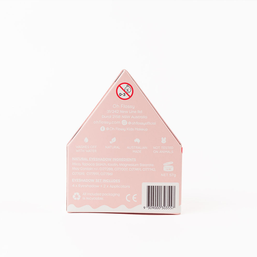 Oh Flossy Eye Shadow for Kids, Christmas House Set