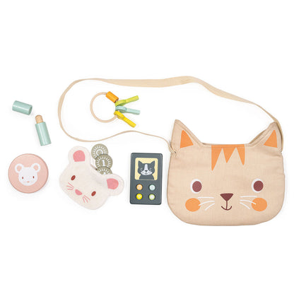 Mentari, Shoulder Bag with Contents - Cat