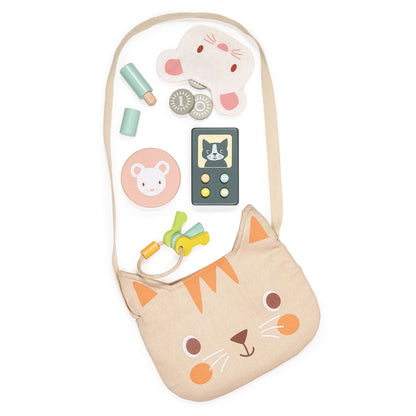 Mentari, Shoulder Bag with Contents - Cat