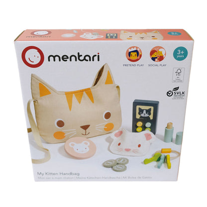 Mentari, Shoulder Bag with Contents - Cat