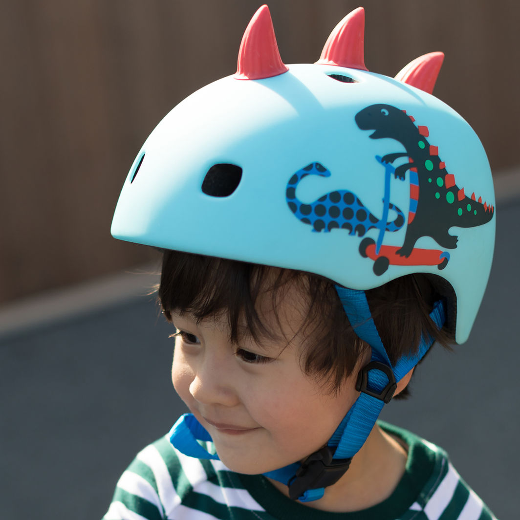 Micro Helmet, 3D Scootersaurus - Size S (Ages 2-5)