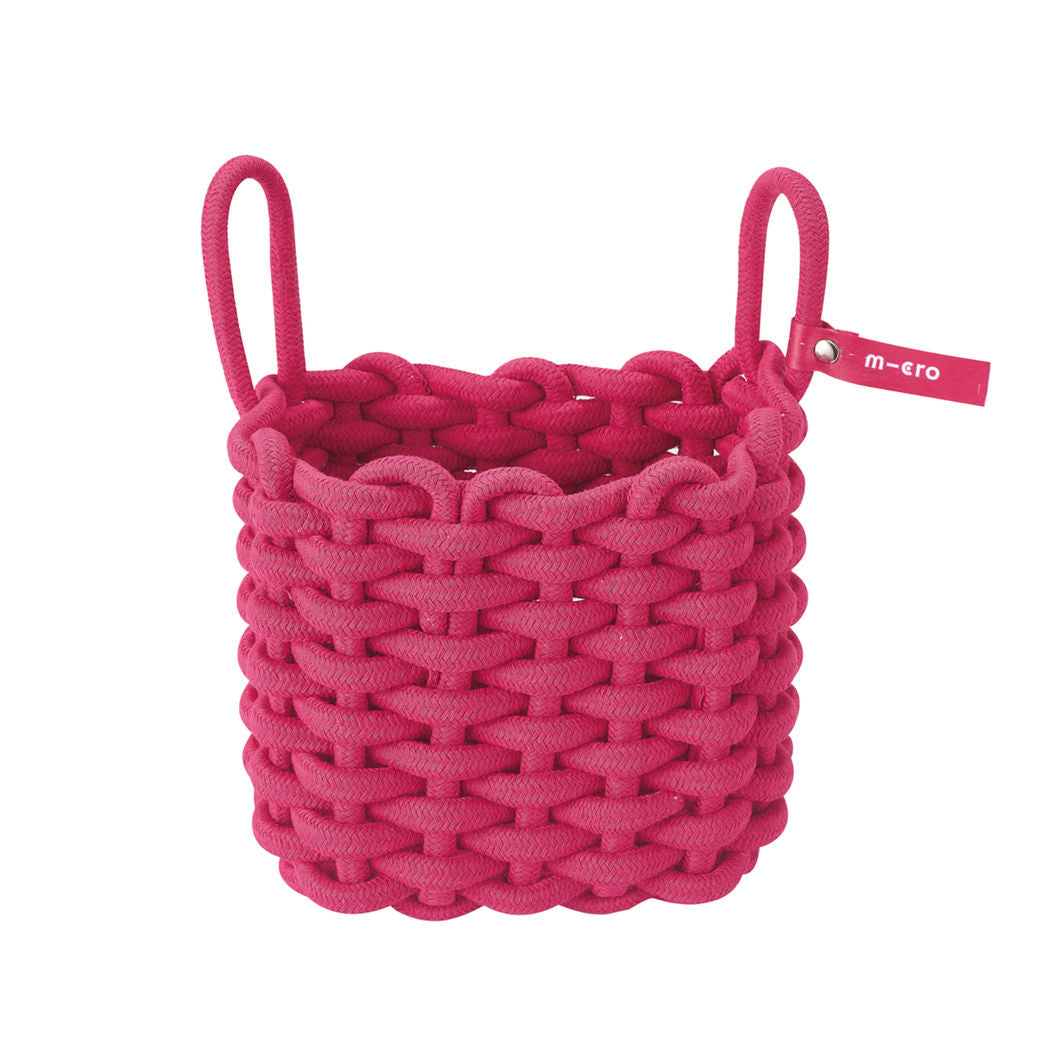 Square Pink Micro Basket for Mini and Maxi Scooters
