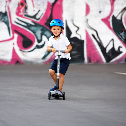 Micro Helmet, Dark Blue Metallic - Size S (Ages 2-5)
