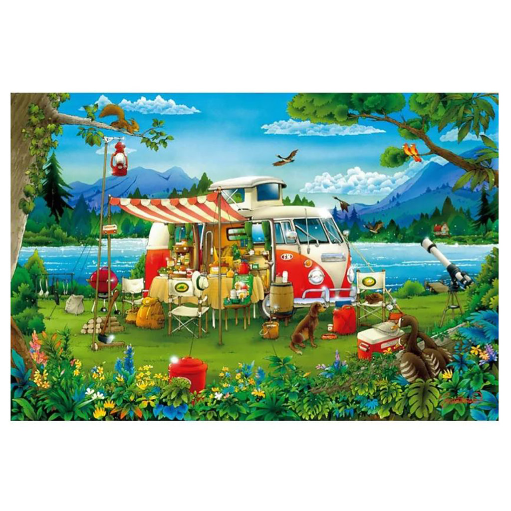 Educa Puzzle, Camping Holiday - 1000 Pieces