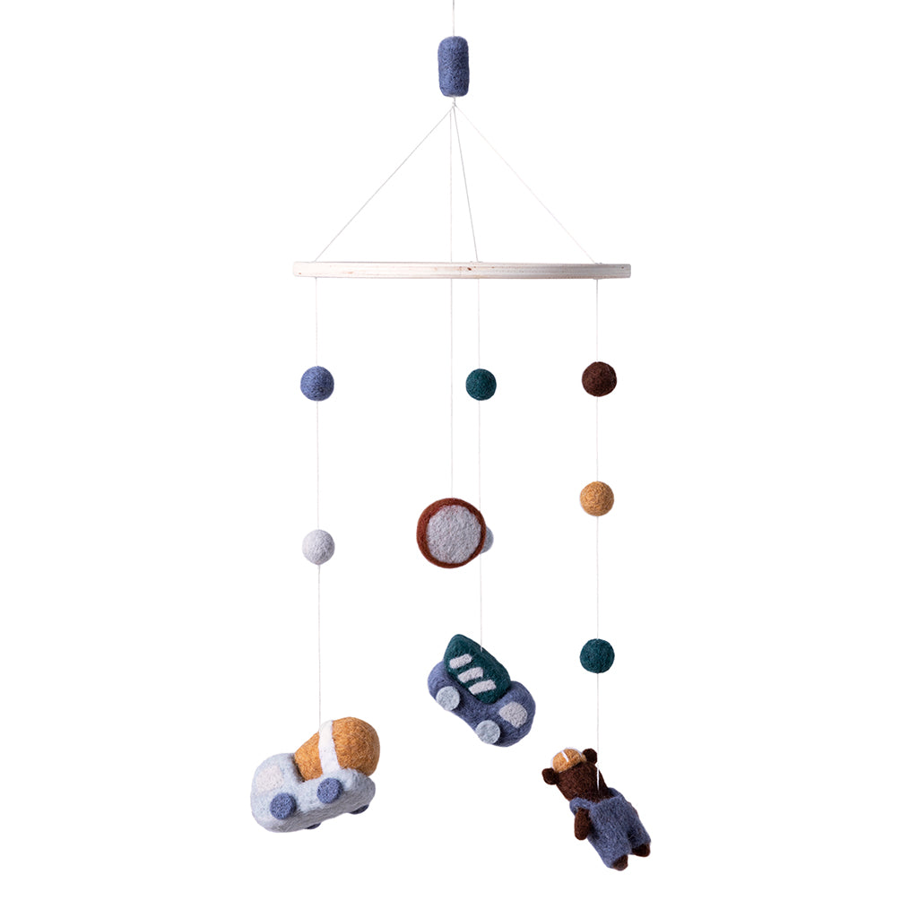 Sebra Felt Mobile, Busy Builders