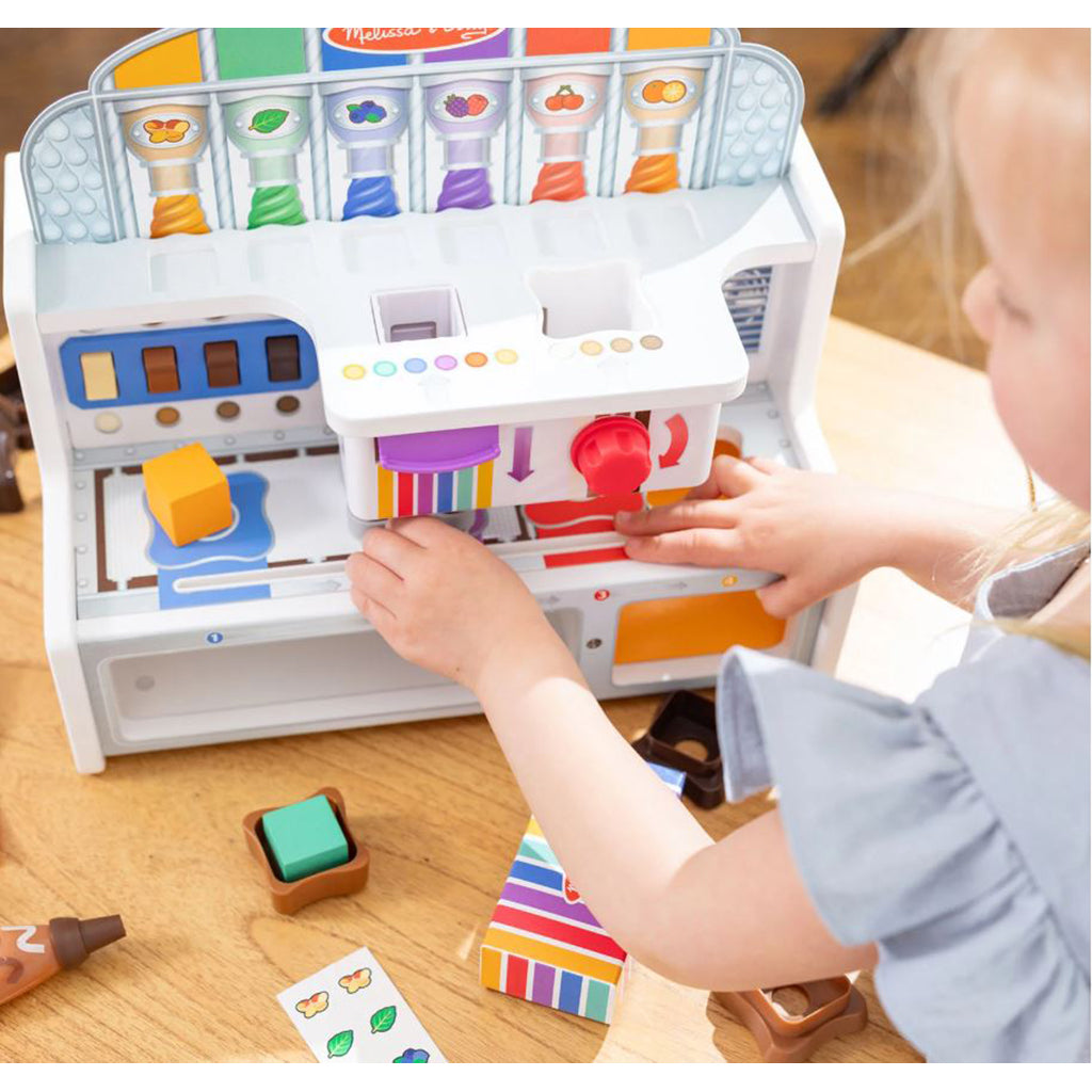 Melissa &amp; Doug Wooden Play Food, Chocolate Factory