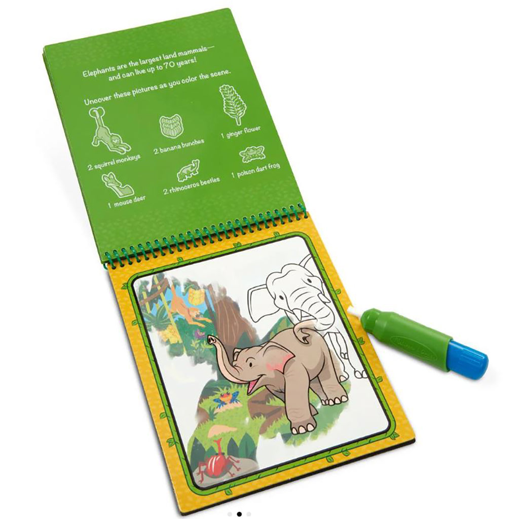 Melissa &amp; Doug Wow! Activity Pad, Stamp-Your-Own Stickers - Jungle