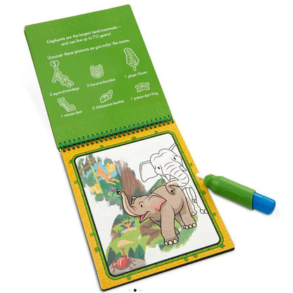 Melissa &amp; Doug Wow! Activity Pad, Stamp-Your-Own Stickers - Jungle
