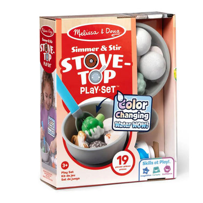 Melissa &amp; Doug Water Wow legemad m. vandaktiverede farveskift, Kogeplade m gryde