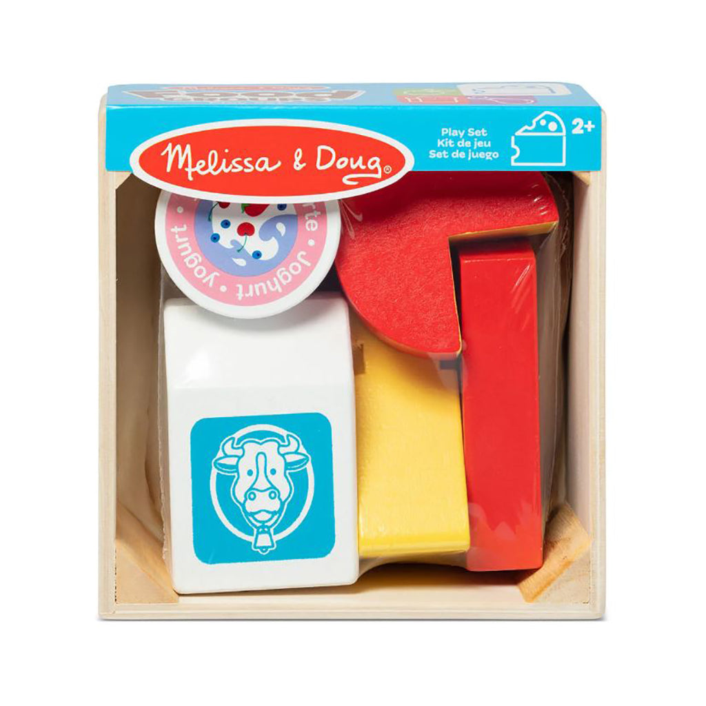Melissa &amp; Doug Wooden Play Food, Dairy Products