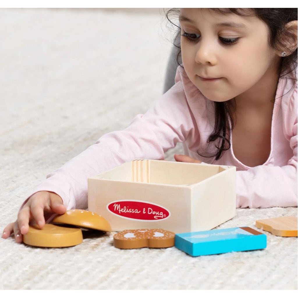 Melissa &amp; Doug Wooden Play Food, Grains Set