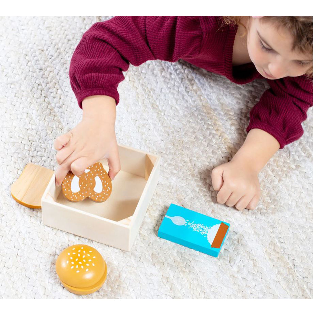 Melissa &amp; Doug Wooden Play Food, Grains Set