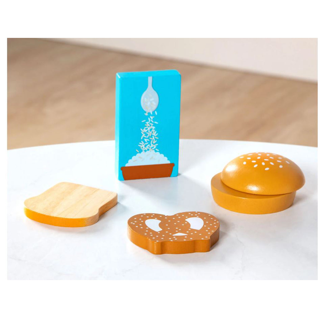 Melissa &amp; Doug Wooden Play Food, Grains Set