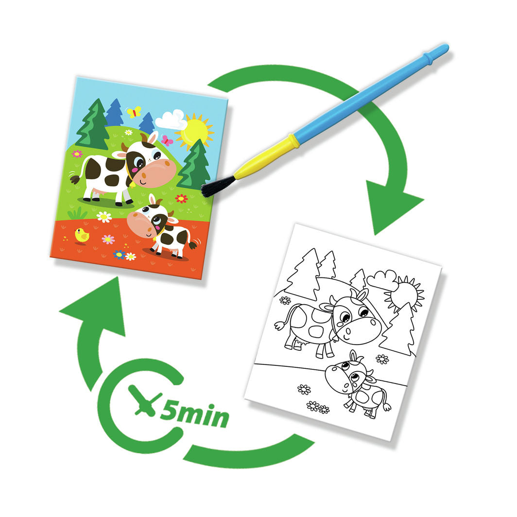 SES Creative, Paint with Water - Farm Coloring Book