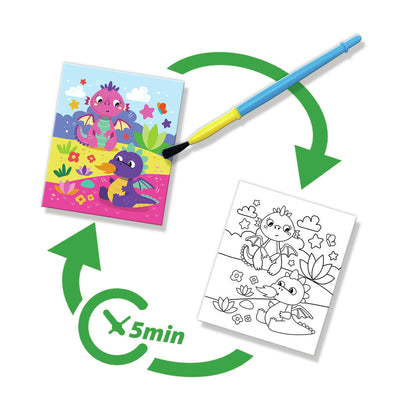 SES Creative, Paint with Water - Fantasy Coloring Book