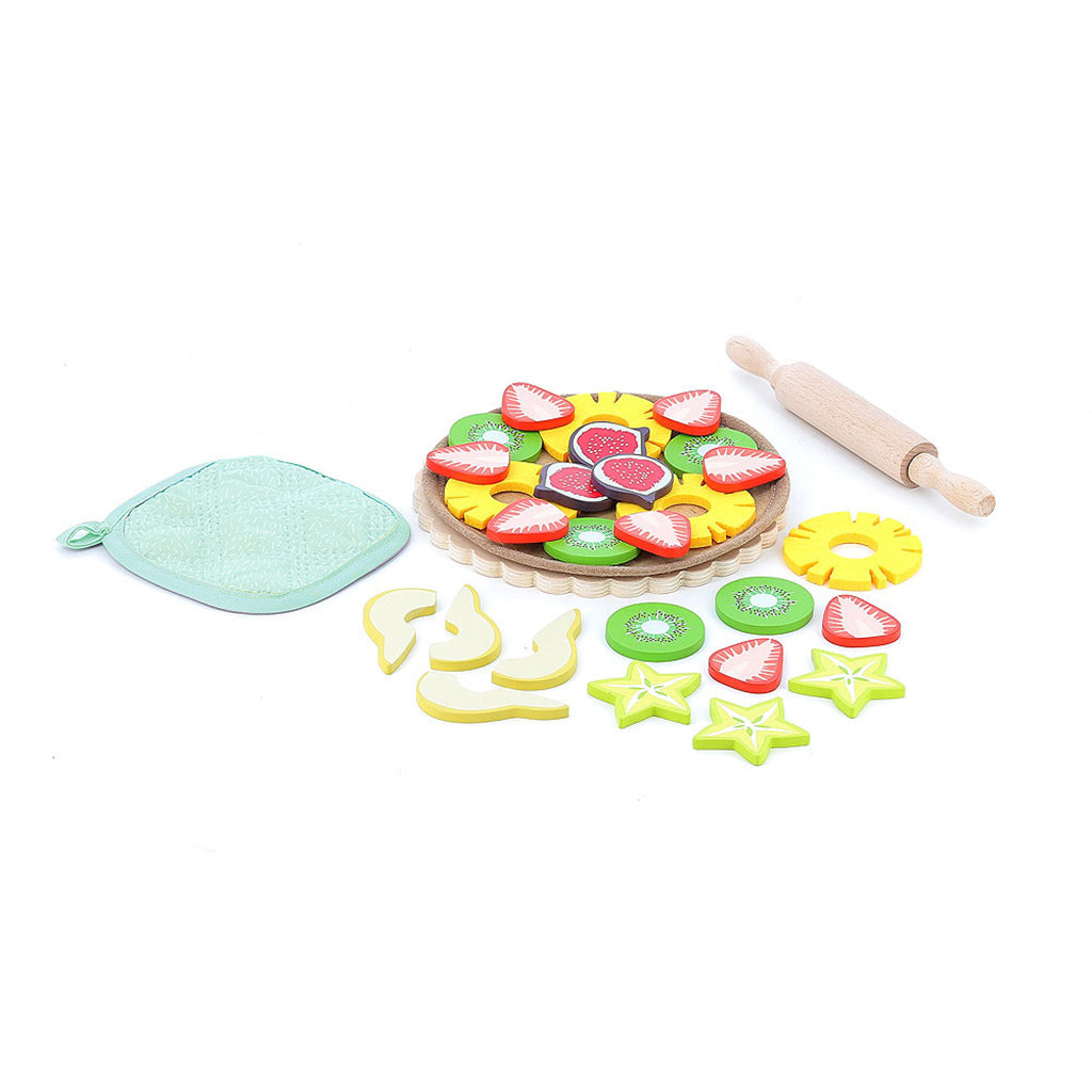 Vilac Wooden Play Food, Fruit Tart