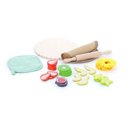 Vilac Wooden Play Food, Fruit Tart